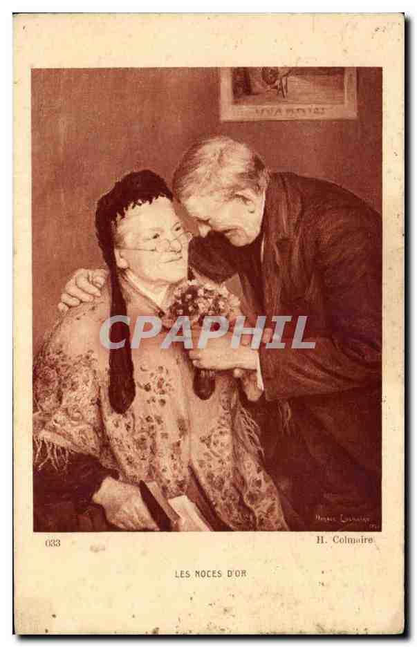 CPA Fantaisie Les noces d'or 