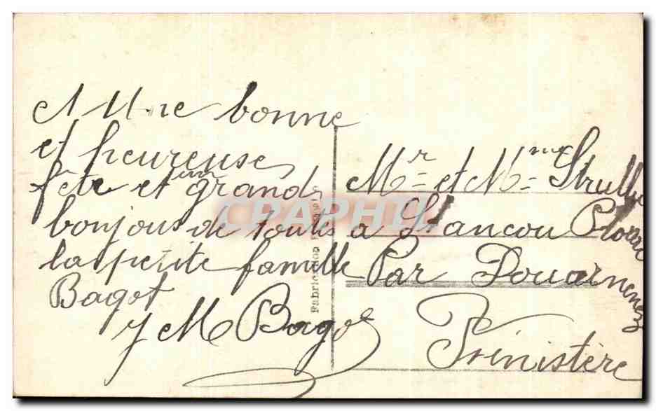 CPA Fantaisie Enfant  — Verso