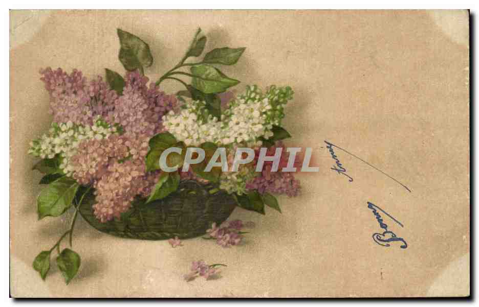 CPA Fantaisie Fleurs