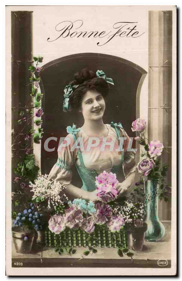 CPA Fantaisie Femme 