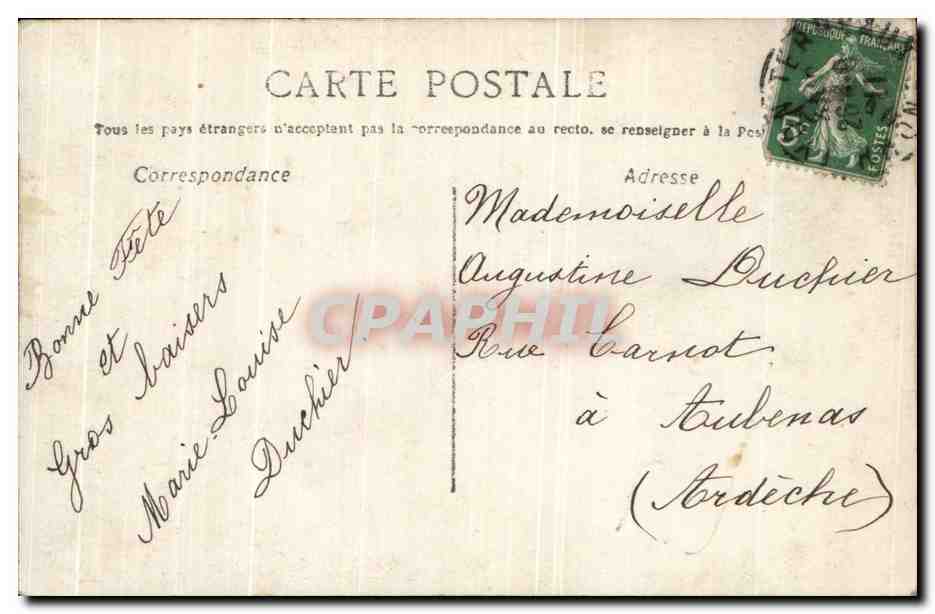 CPA Fantaisie Enfant  — Rückseite