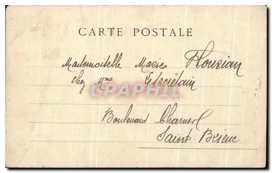 Eine Eroberung — Einige eloquent sprechende Blumen — Jos Laiters, Paris — Rückseite