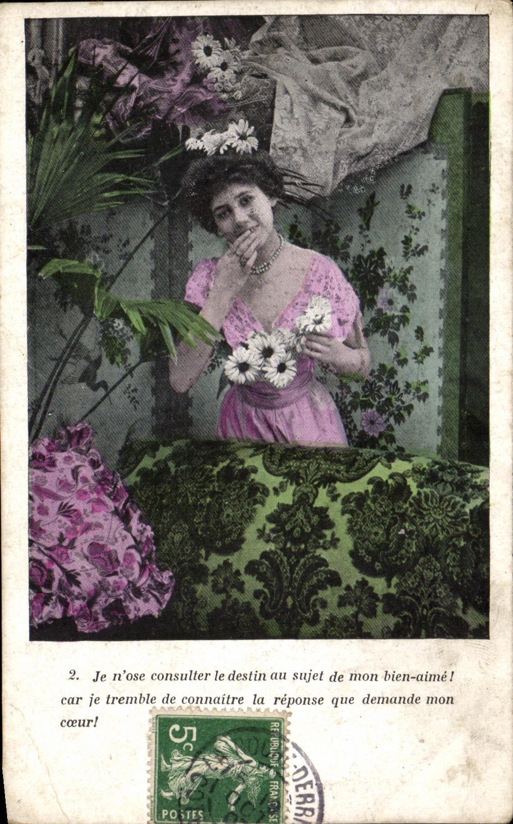 CPA Fantaisie Femme 