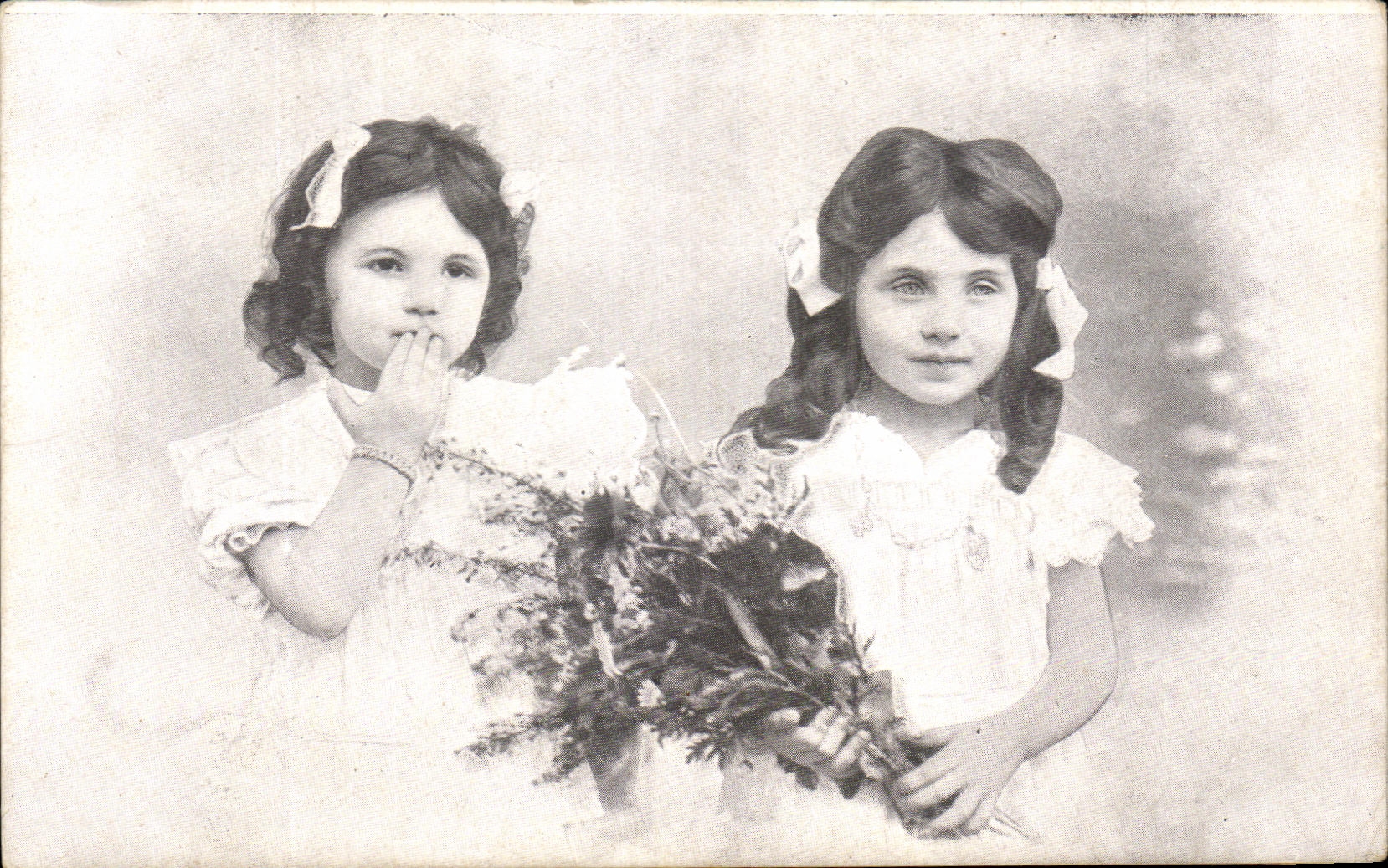 CPA Fantaisie Enfants Jumelles