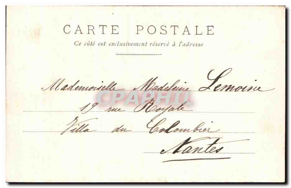 CPA Fantaisie Enfant Papa Noel — Rückseite