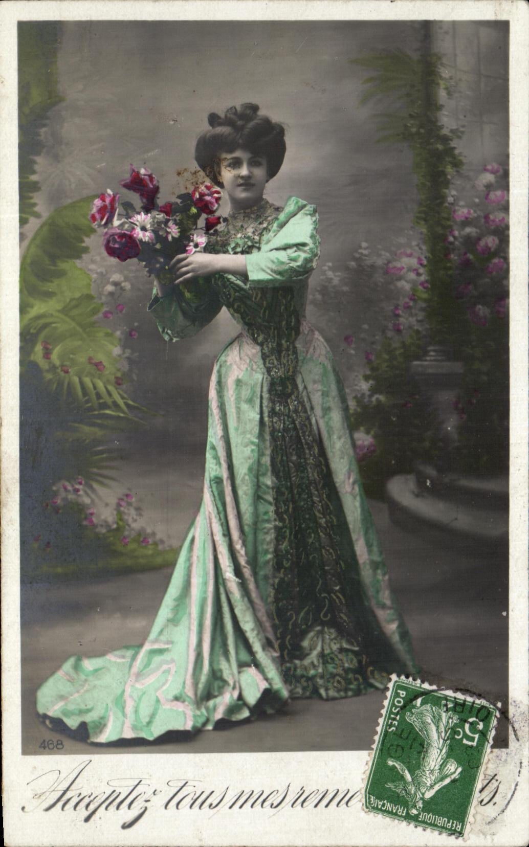 CPA Fantaisie Femme 