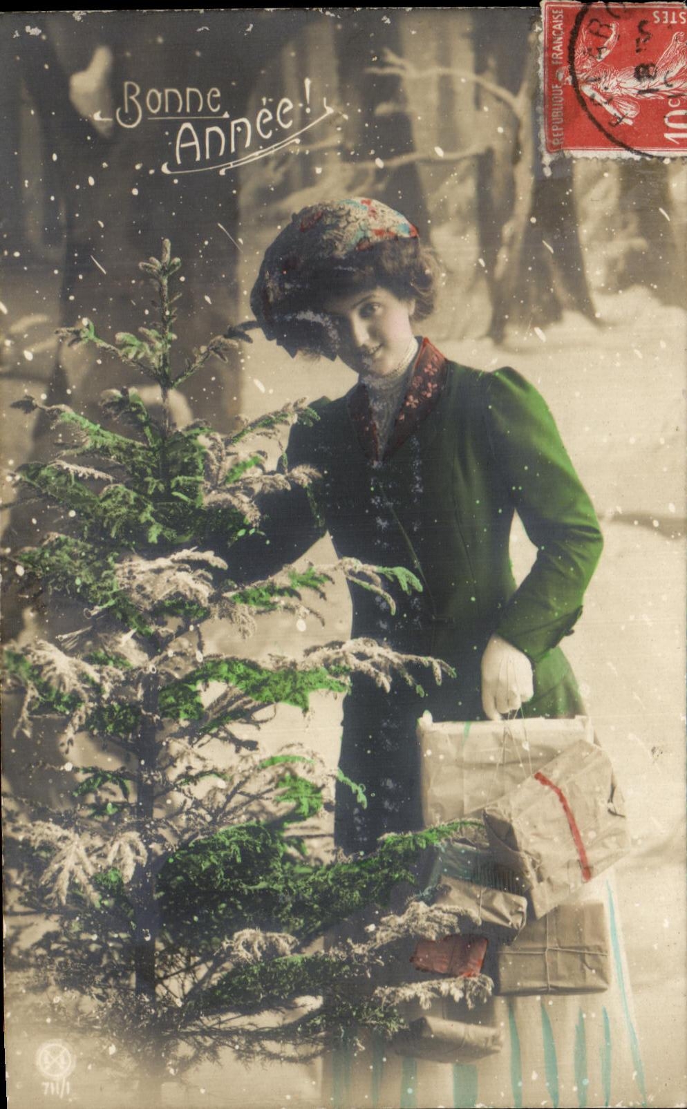CPA Fantaisie Femme 