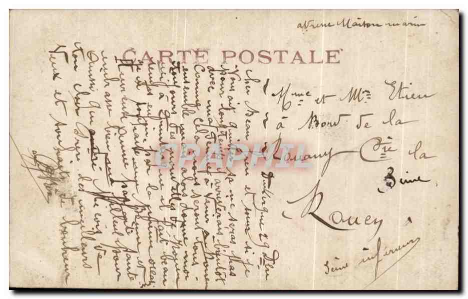 CPA Fantaisie Enfant  — Verso