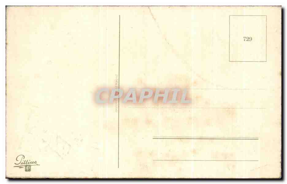 CPA Fantaisie Fleurs  — Verso
