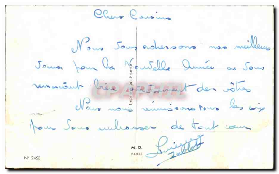 CPA Fantaisie Enfant Jouets Chien Chiot Jim Patt — Verso