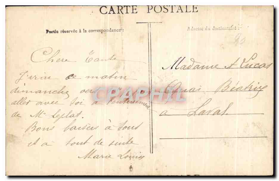 CPA Fantaisie Enfant — Rückseite