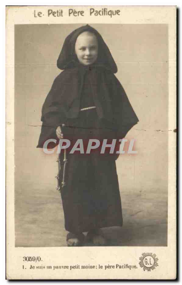 CPA Fantaisie Enfant le petit pere pacifique