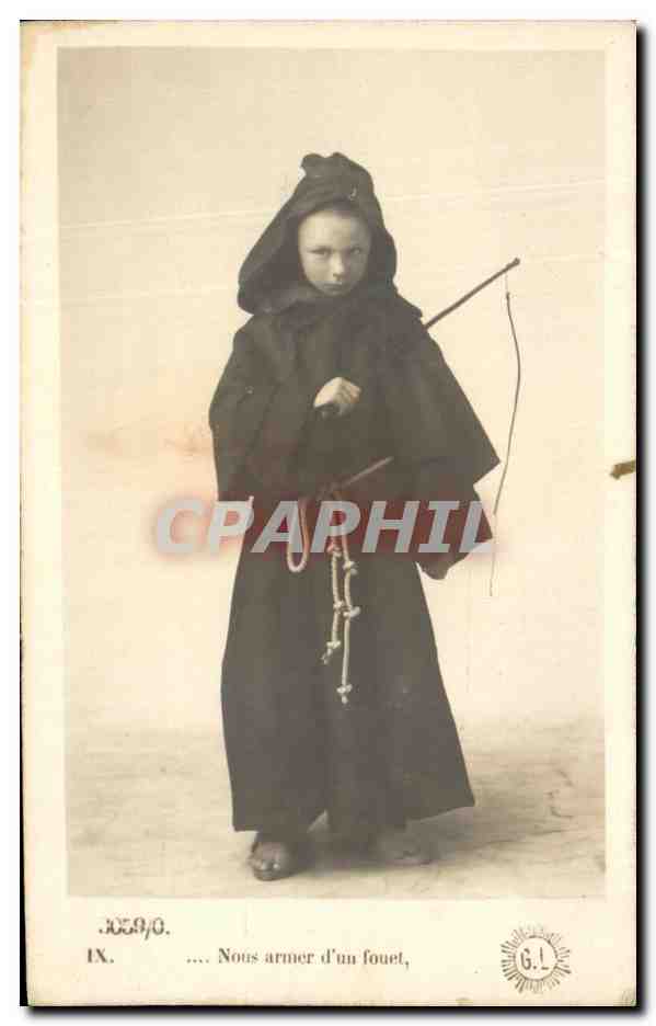 CPA Fantaisie Enfant Moine 