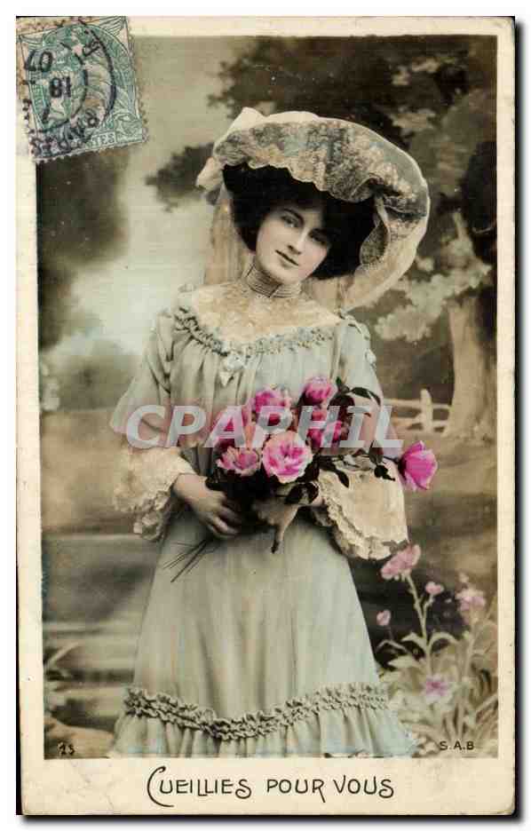 CPA Fantaisie Femme 