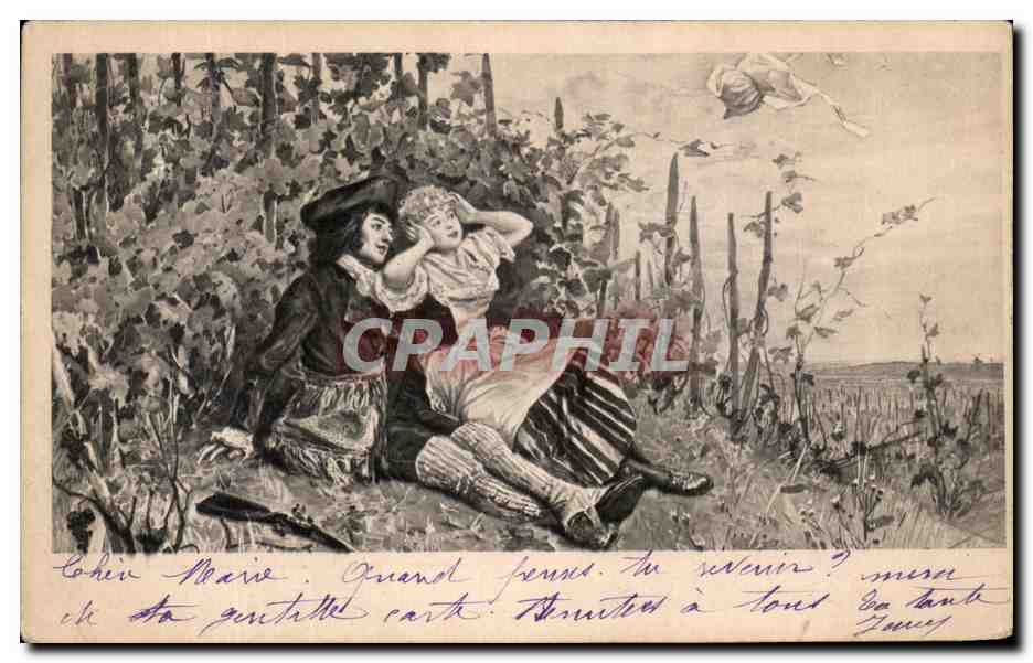CPA Fantaisie Femme 