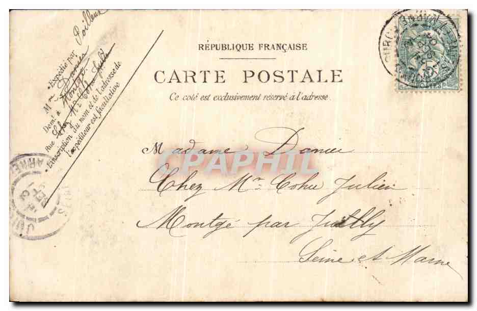 CPA Fantaisie Enfants — Rückseite