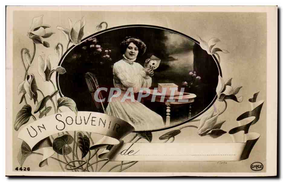 CPA Fantaisie Femme 