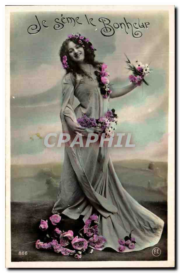 CPA Fantaisie Femme 