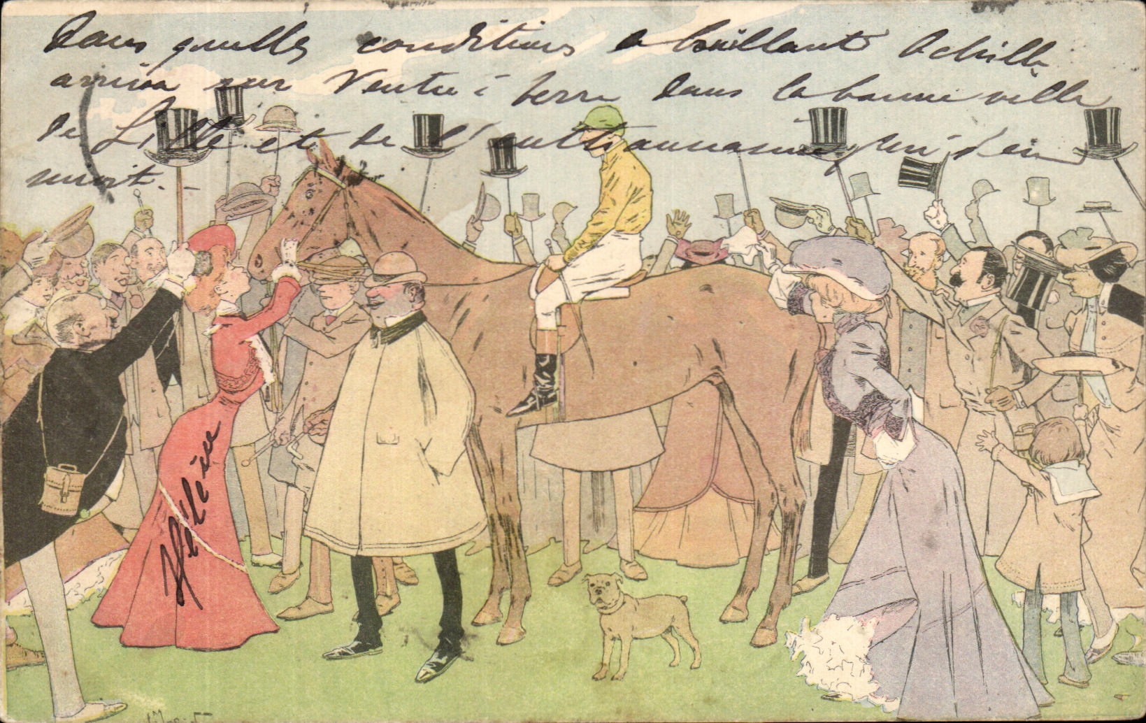 Course de chevaux — Paris — éditeur non identifié, n° de série non visible