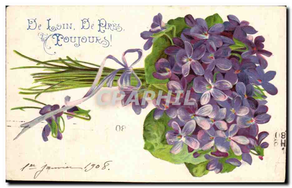 CPA Fantaisie Fleurs 