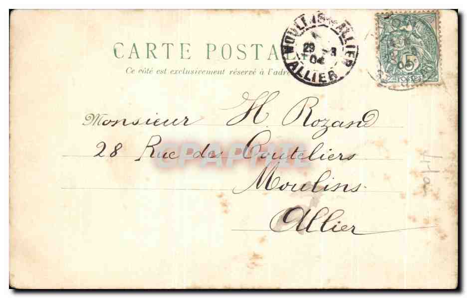 CPA Fantaisie Enfant oeuf  — Verso