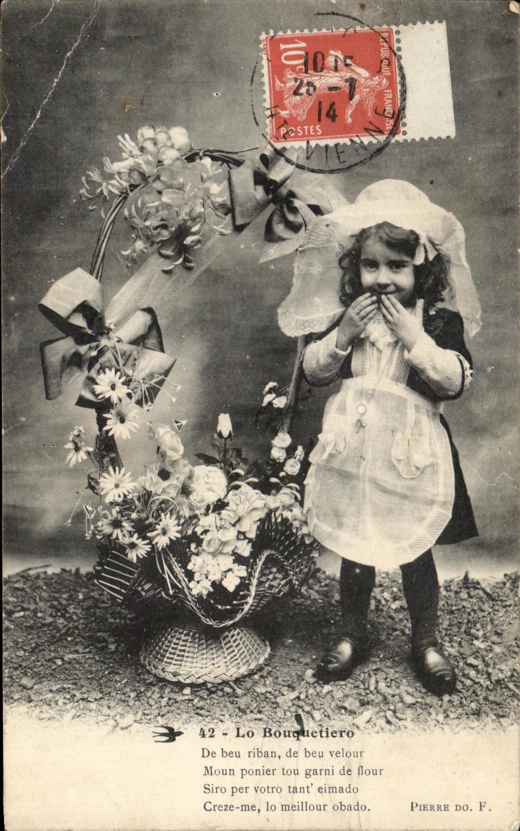 CPA Fantaisie Enfant La Bousquetiero 