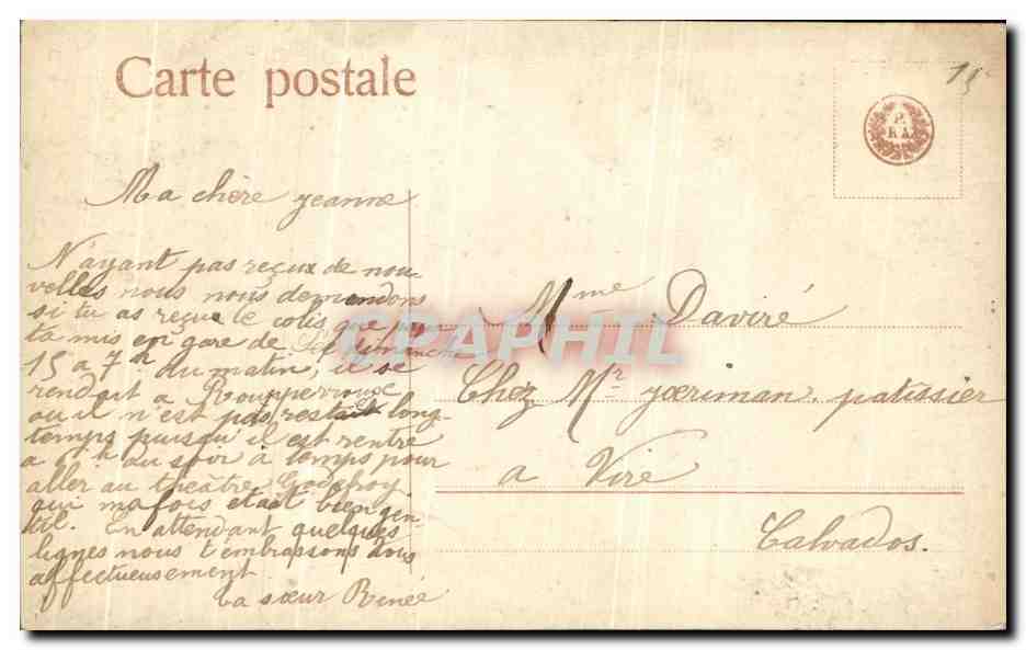 CPA Fantaisie Enfant Ange — Rückseite