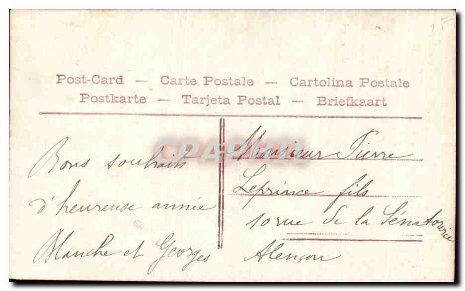 CPA Fantaisie Enfant  — Verso