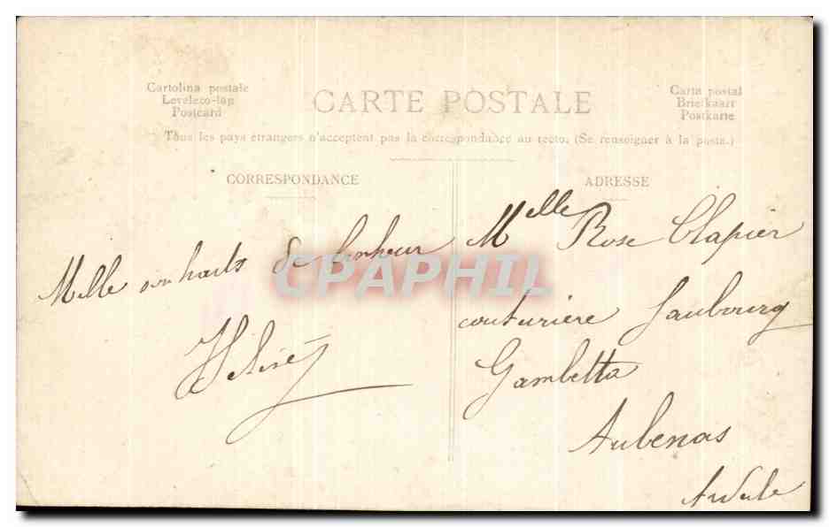 Jeune femme en robe colorée tenant des baies — Bonne Année — éditeur Bonne Année, n° 23 — Rückseite
