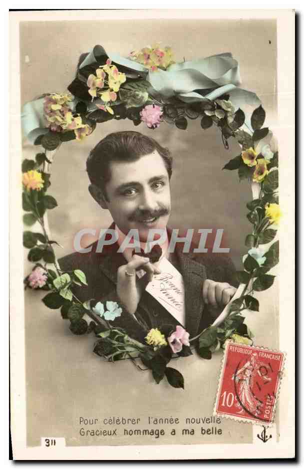 CPA Fantaisie Homme 