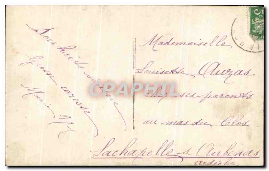 CPA Fantaisie Enfant  — Rückseite