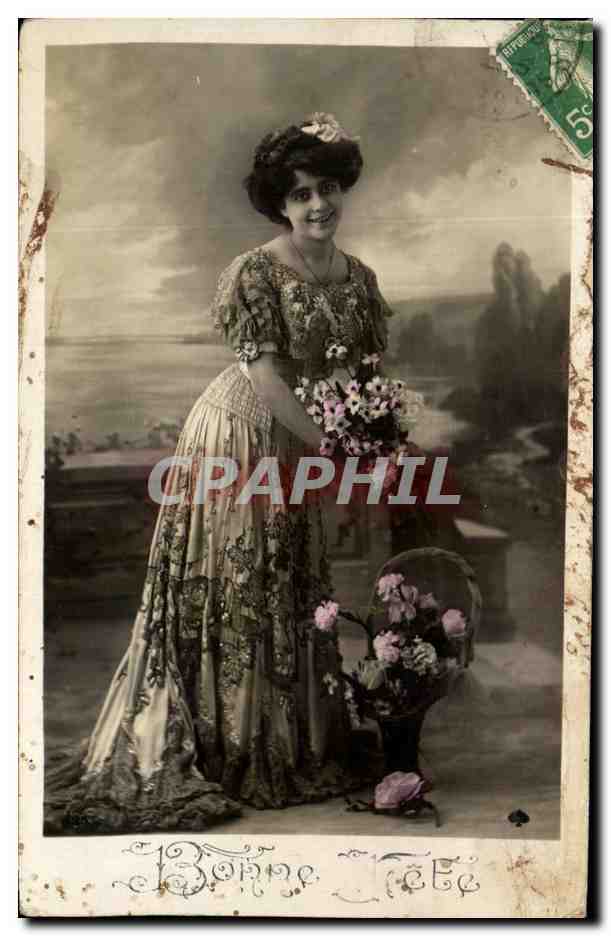 CPA Fantaisie Femme