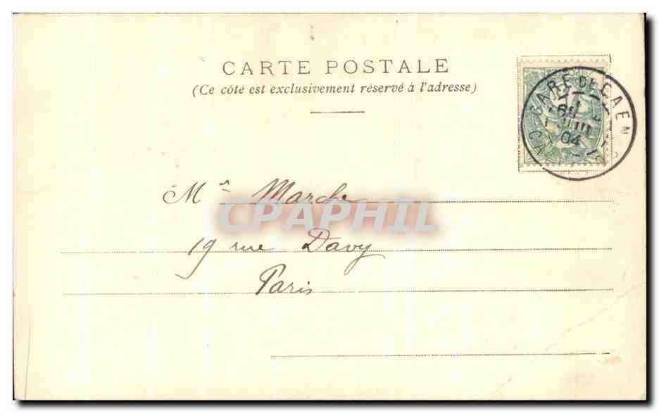 CPA Fantaisie Enfants et gentilhomme  — Rückseite
