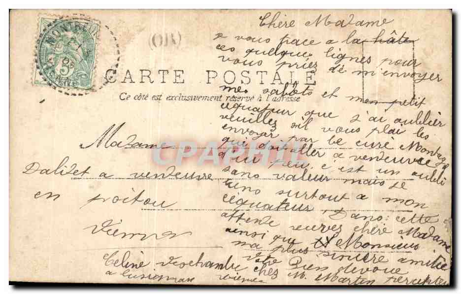 CPA Fantaisie Enfants — Verso