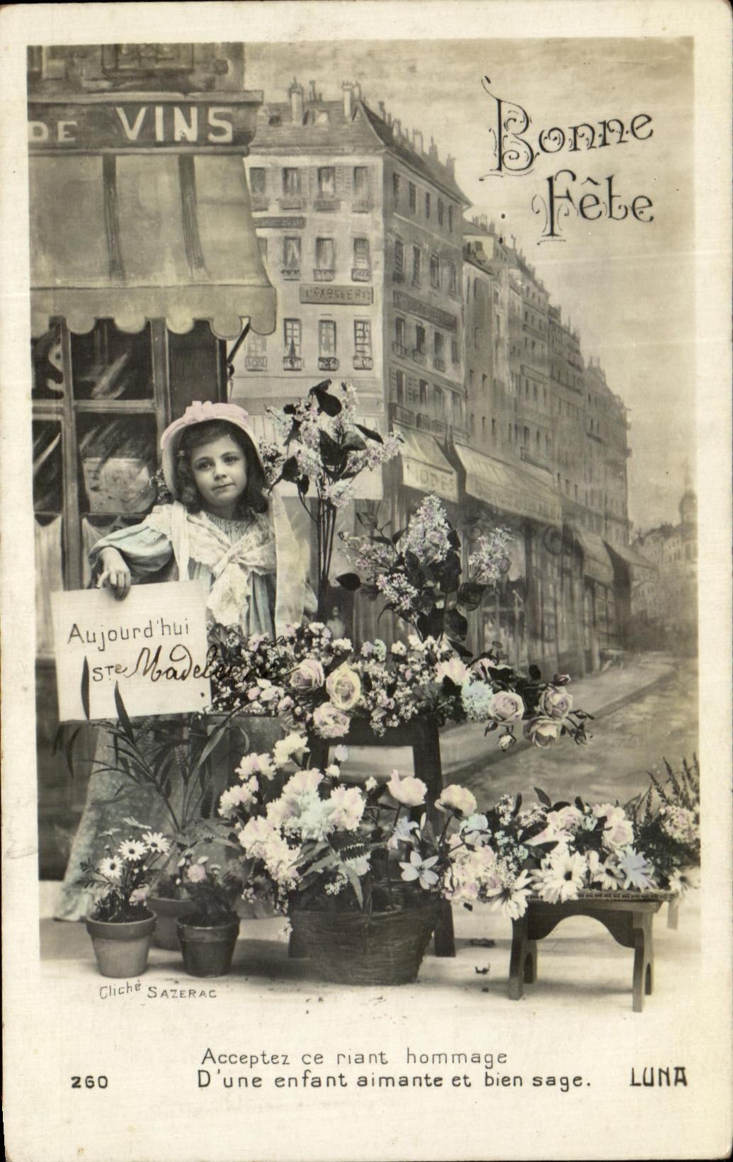 CPA Fantaisie Enfant Ste Madeleine 