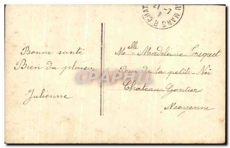 CPA Fantaisie Enfant Ste Madeleine  — Rückseite