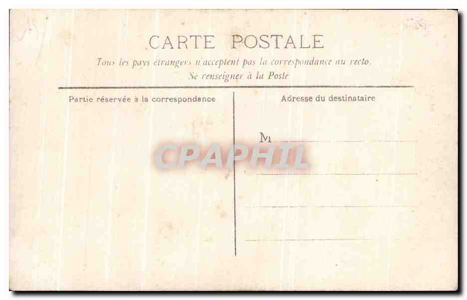 CPA Fantaisie Femme  — Rückseite