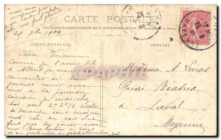 Petits Soldats — La Chambrière — Édition Bergeret — Verso