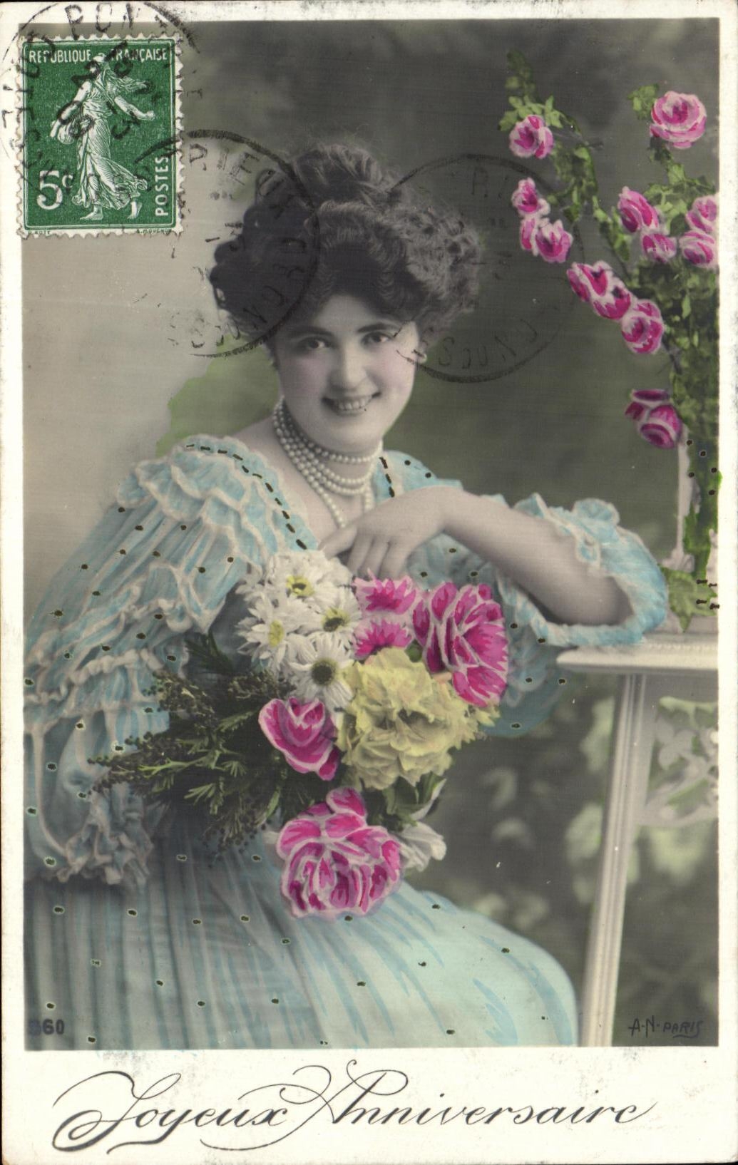 CPA Fantaisie Femme