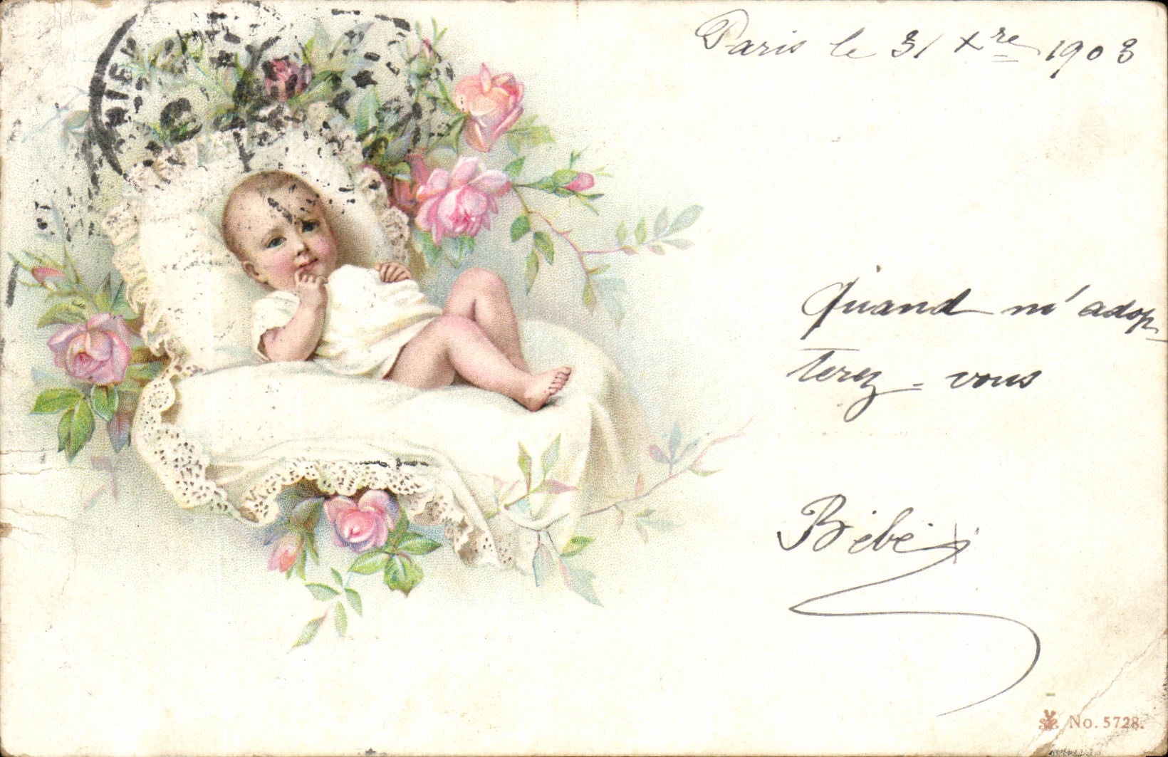 CPA Fantaisie Enfant Bebe