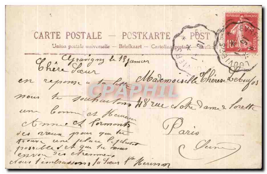 CPA Fantaisie Enfants  — Rückseite