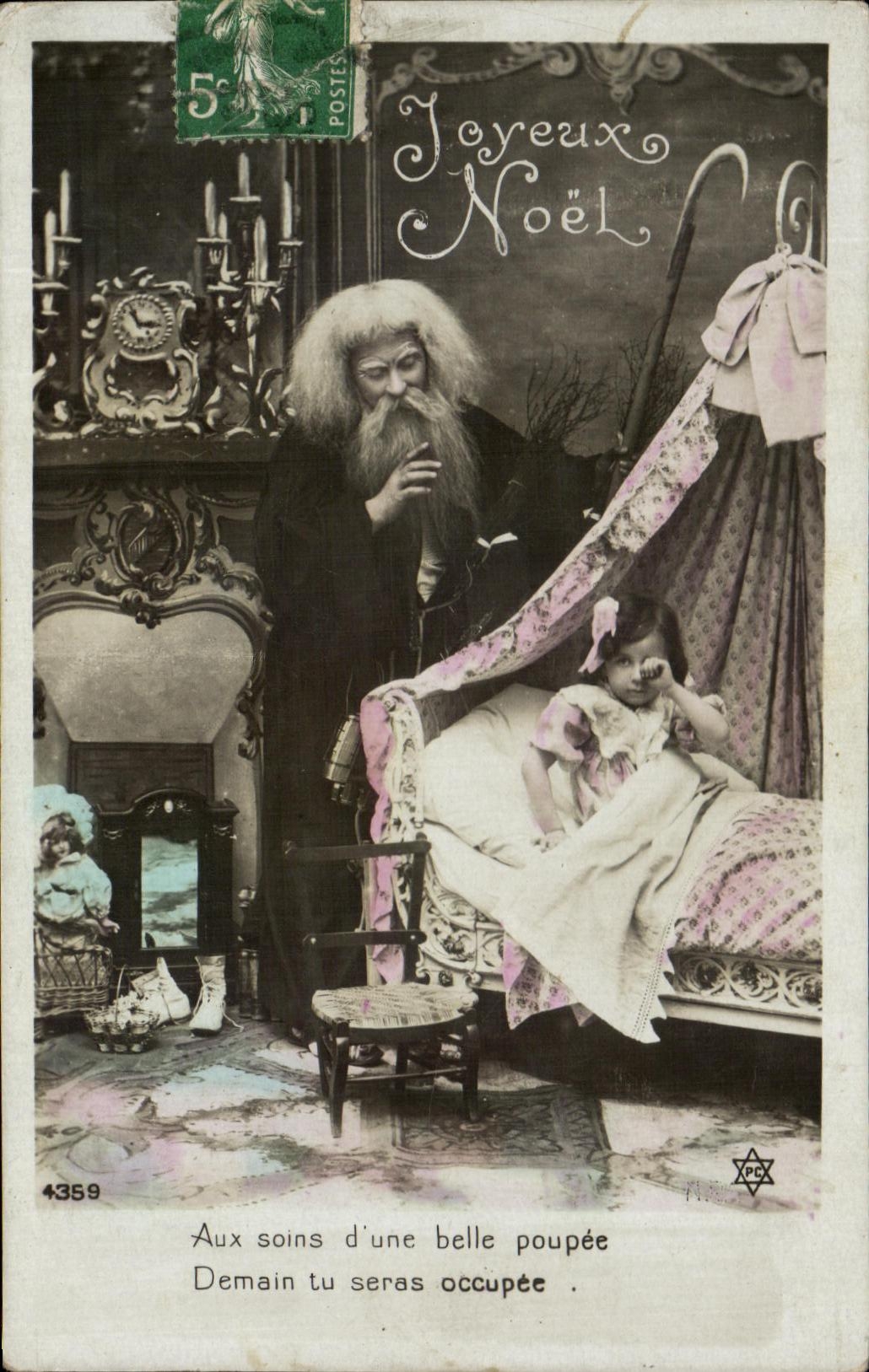 CPA Fantaisie Pere Noel 