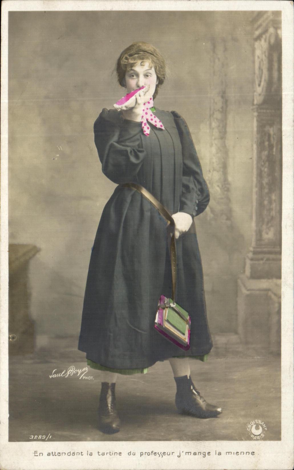 CPA Fantaisie Femme professeur 