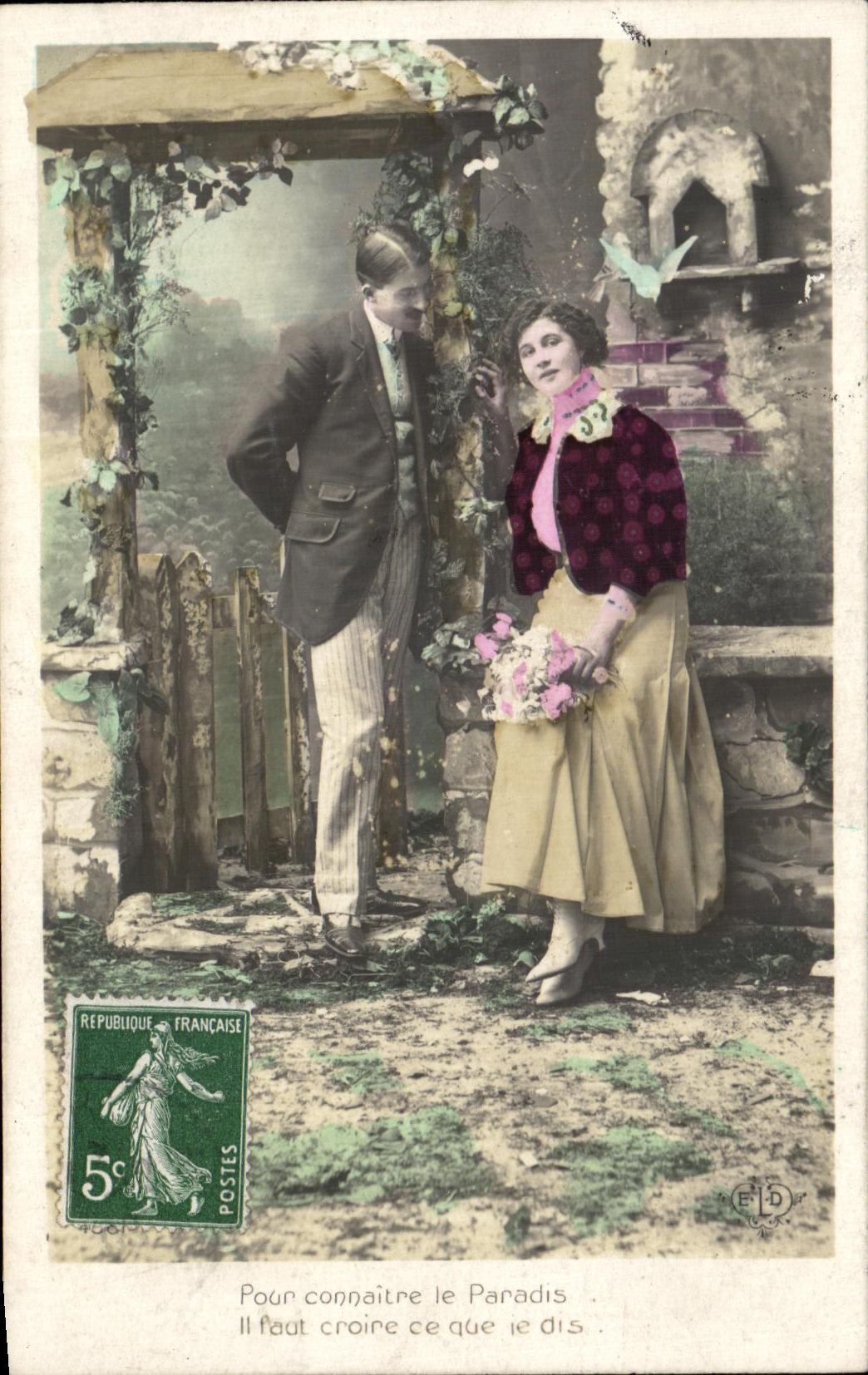CPA Fantaisie Femme