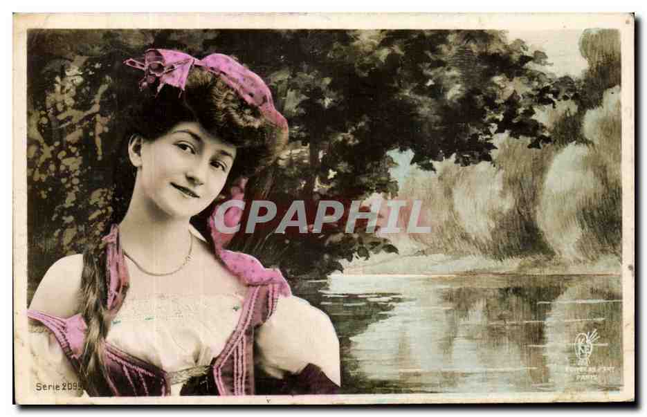 CPA Fantaisie Femme