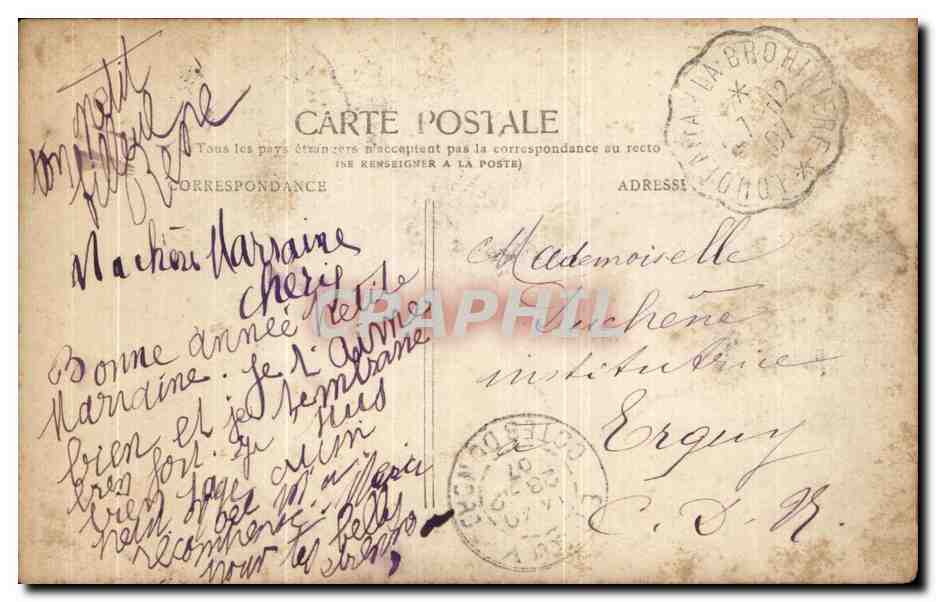 CPA Fantaisie Enfant  — Rückseite