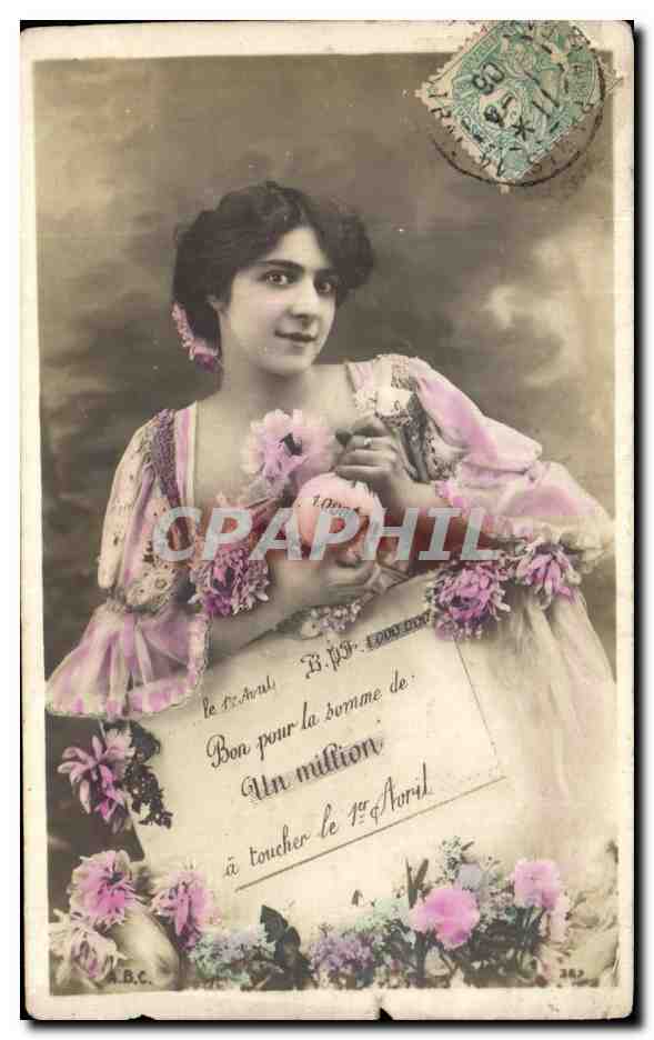 CPA Fantaisie Femme