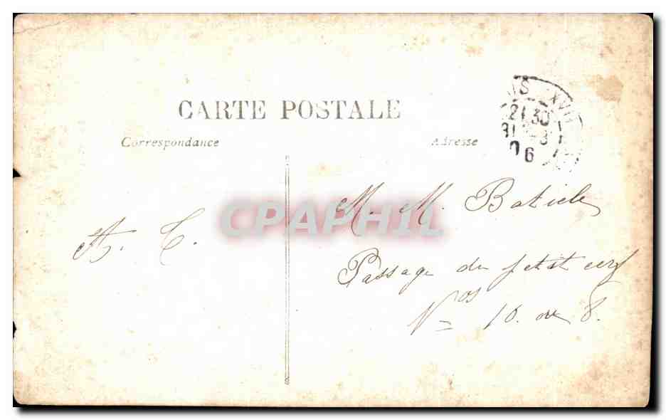 CPA Fantaisie Femme — Reverso