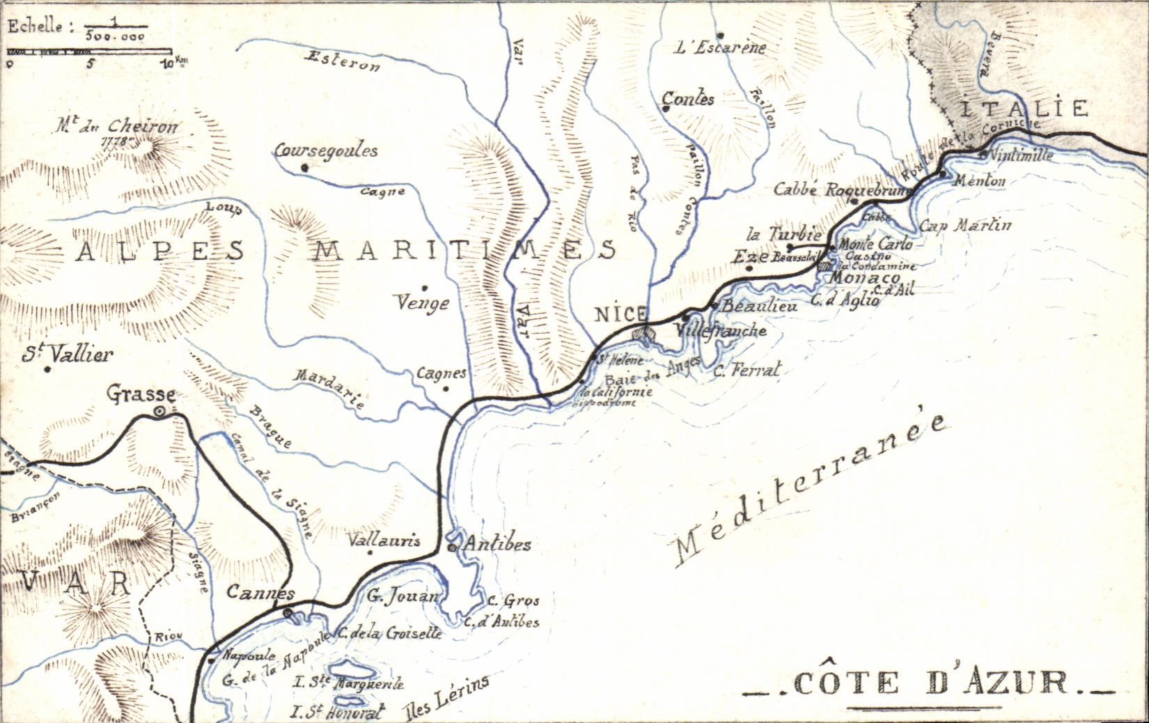 CPA Cote D'Azur