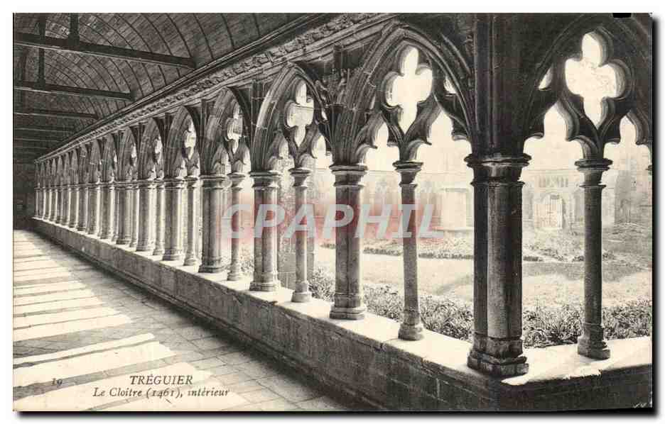 Tréguier — Le Cloître (1461), intérieur — CPAPHIL n°10